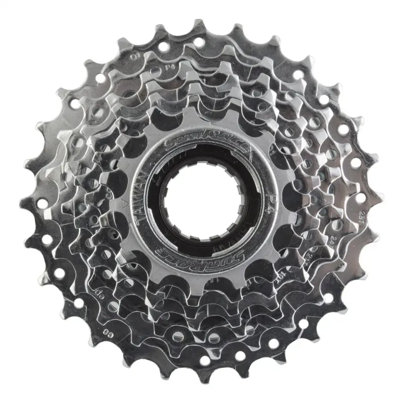 Sunrace Mfm3S 13-28-Tooth 7-Speed Index Cassette In Silver