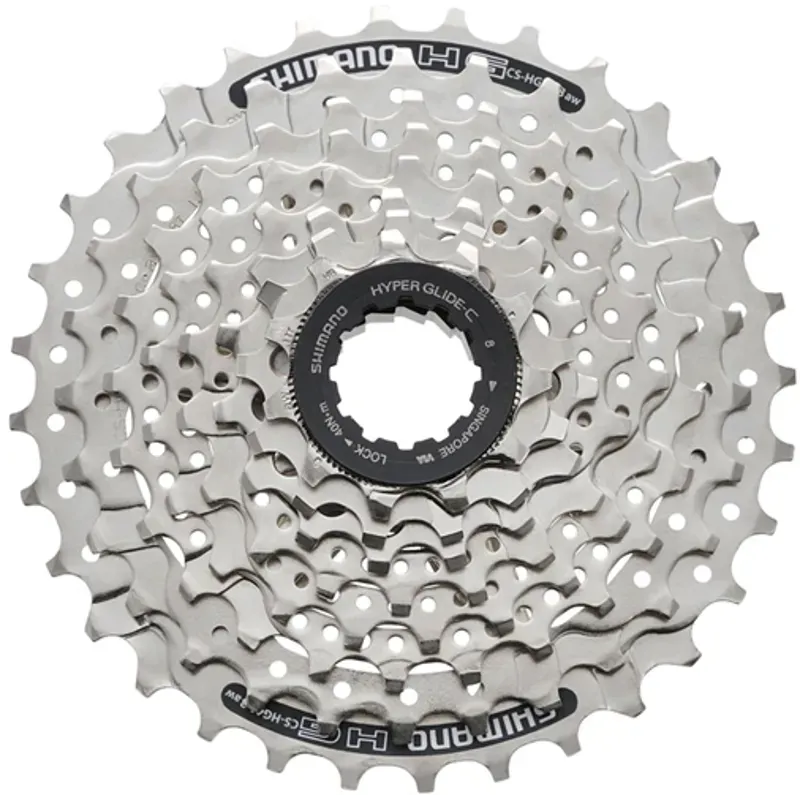 Shimano Acera HG41 11-32t 8 Speed MTB Cassette in Silver