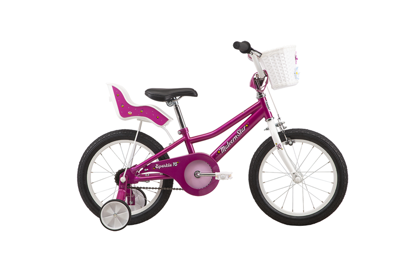 Malvern Star Sparkle 16 Kids Bike In Purple