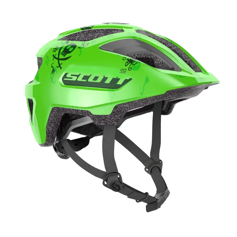 Scott Spunto Junior Helmet in Fluorescent Green
