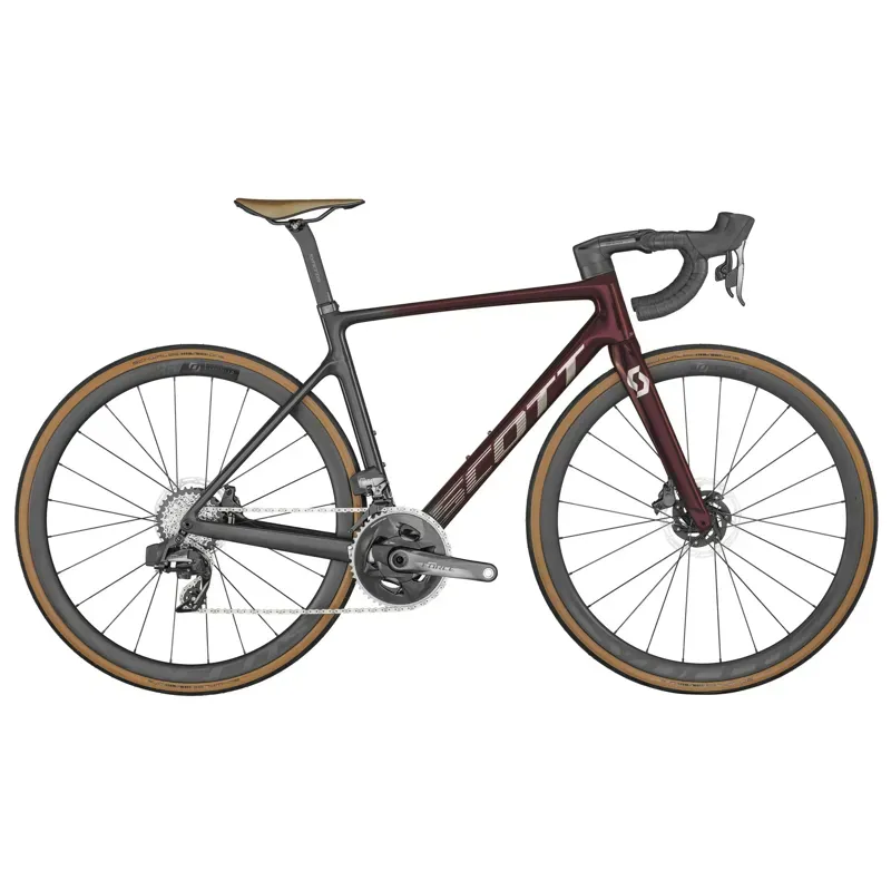 Scott Addict RC 10 Road Bike in Red/Grey