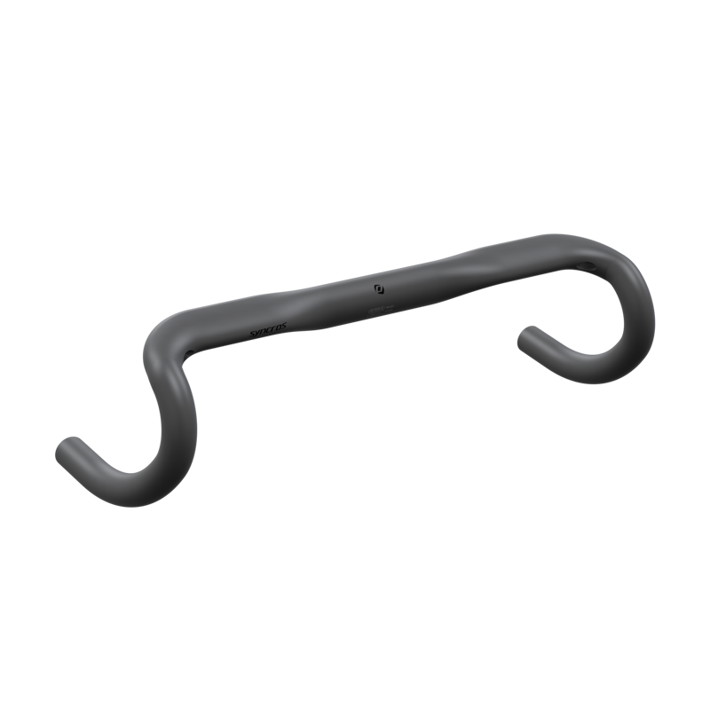 SYNCROS HB-R100-AL HANDLEBAR BLACK  CLAMP DIAMETER:31.8  MATERIAL:ALLOY  WIDTH:40CM HOOD TO HOOD  REACH:75MM  DROP:125MM