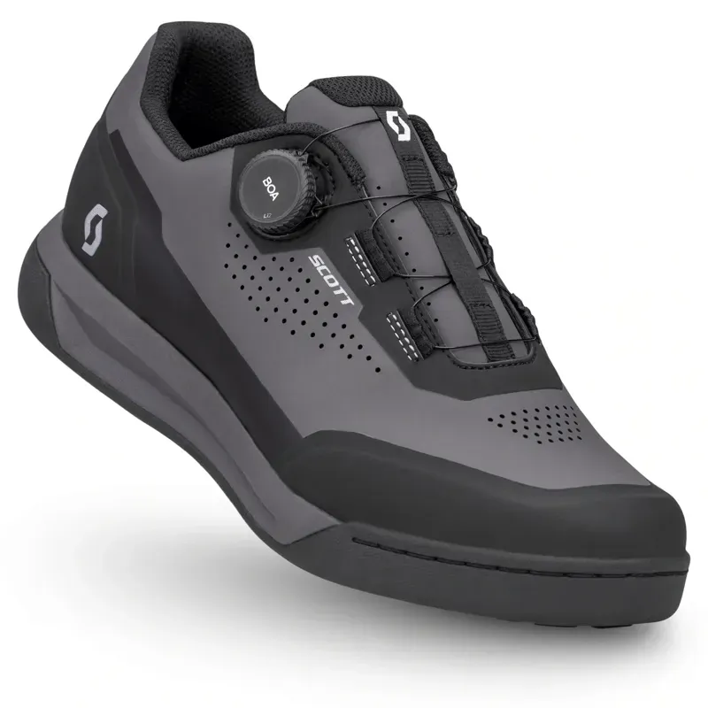 Scott MTB Volt Evo Flat BOA Shoes in Grey/Black