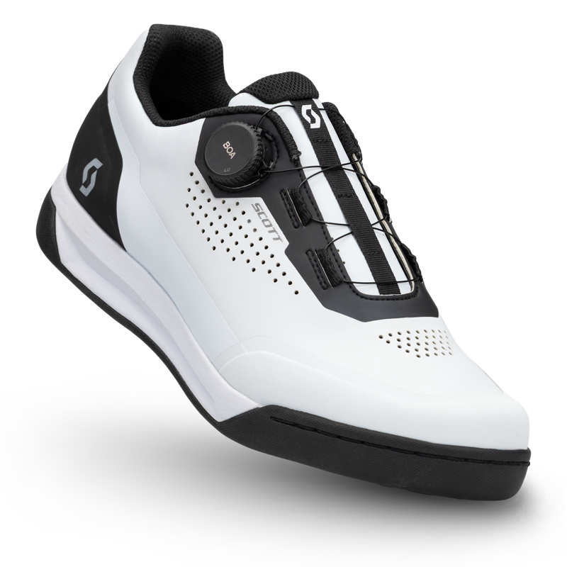 Scott MTB Volt Evo Clip BOA Shoes in White/Black