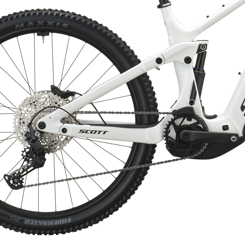 Scott Strike 40 eMountain Bike in Pearl White-3