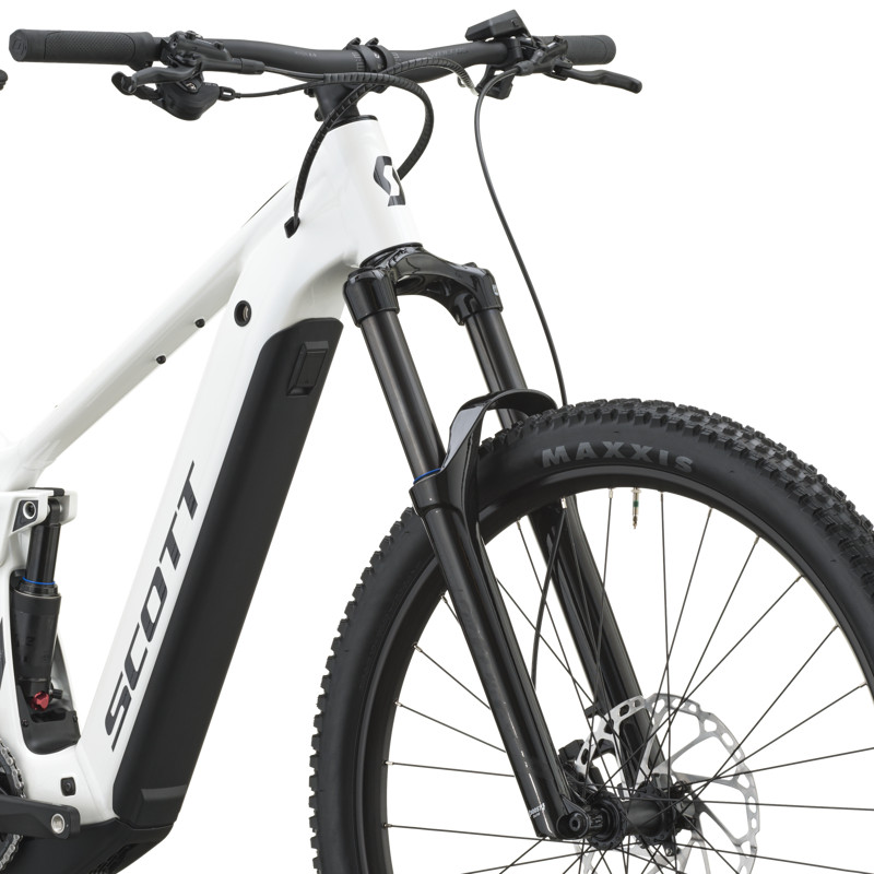 Scott Strike 40 eMountain Bike in Pearl White-4
