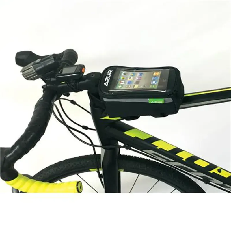 Azur Top Tube Phone Bags in Black-1