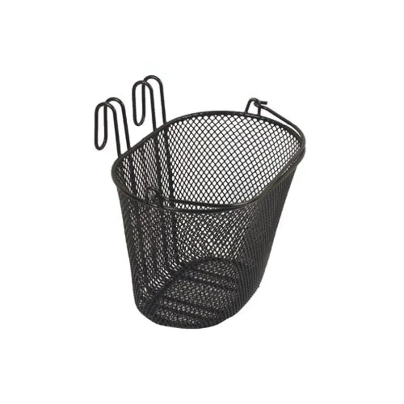 BC Wire Small Front Basket w/Handle in Black