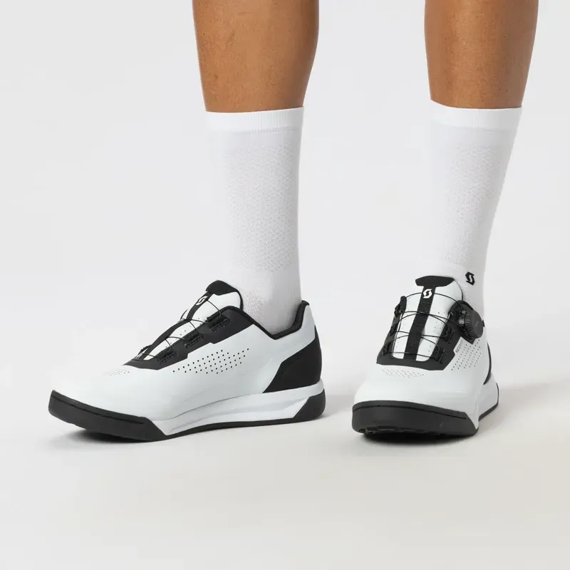 Scott MTB Volt Evo Clip BOA Shoes in White/Black-7