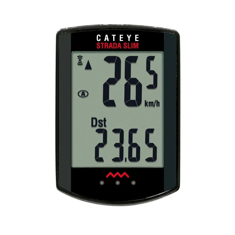 Cateye Strada Slim Wireless Computer In Black