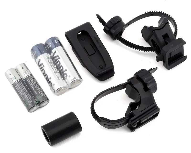 Cateye HL-EL135 + Omni 3 Headlight and Tail Light Set in Black-1