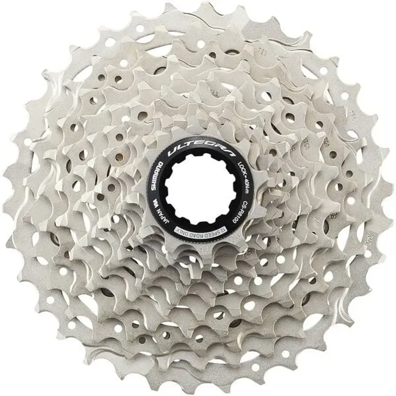 SHIMANO ULTEGRA CS-R8100 CASSETTE  SPEED:12S  RATIO:11-30  HUB COMPATIBLILITY:SHIMANO HG 36.75MM (11S ROAD) & SHIMANO 12S ROAD