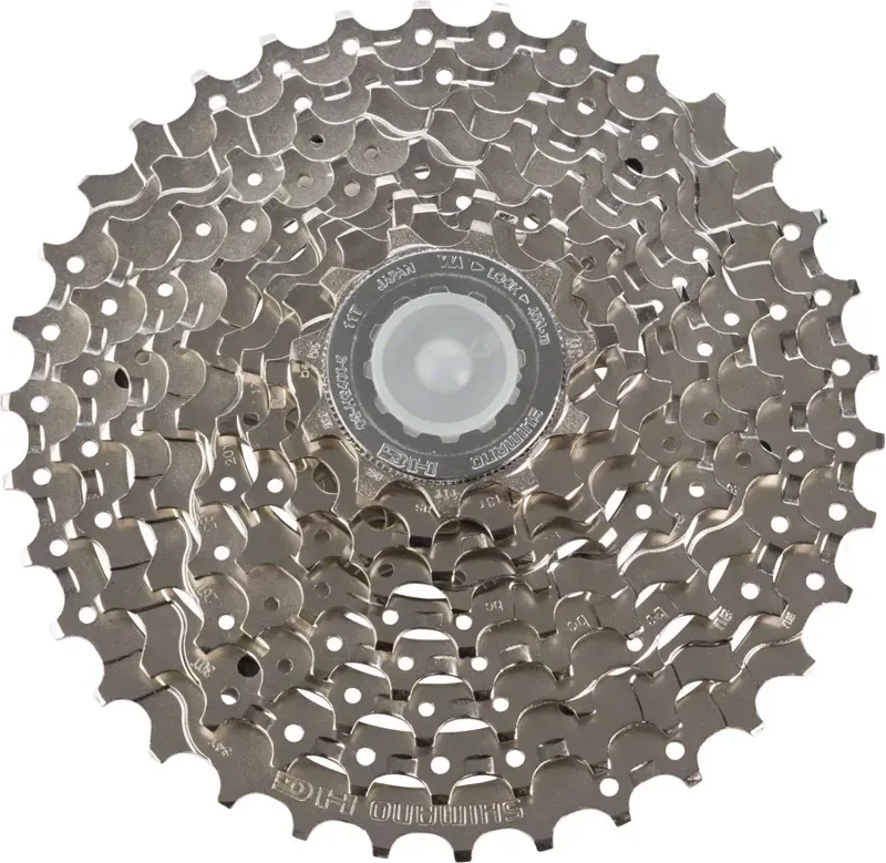 Shimano Deore HG400 9-speed 11-32-tooth ATB Cassette in Silver-1