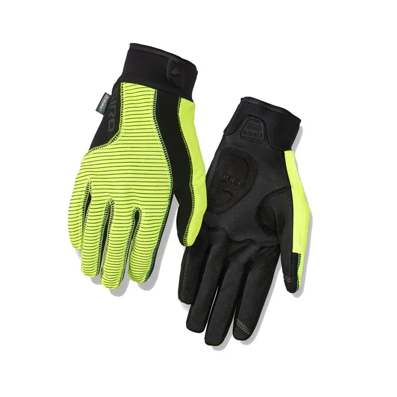 Giro Blaze 2.0 Glove Water Resistant Cycling Gloves In Yellow