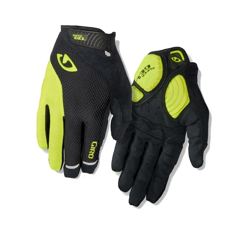 GIRO STRADE DURE SUPERGEL GLOVE HIGHLIGHT YELLOW / BLACK SMALL