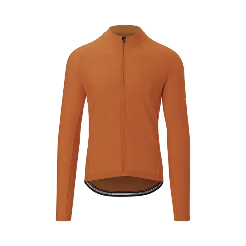 Giro Chrono Long Sleeve Thermal Jersey In Vermillion