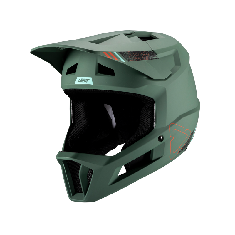 Leatt Gravity 1.0 Mtb Helmet In Green-1