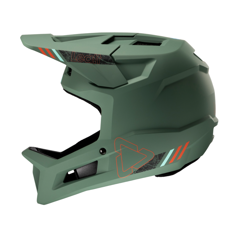 Leatt Gravity 1.0 Mtb Helmet In Green-2