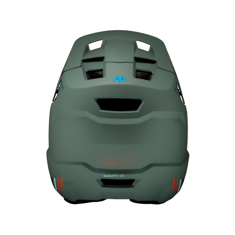 Leatt Gravity 1.0 Mtb Helmet In Green-3