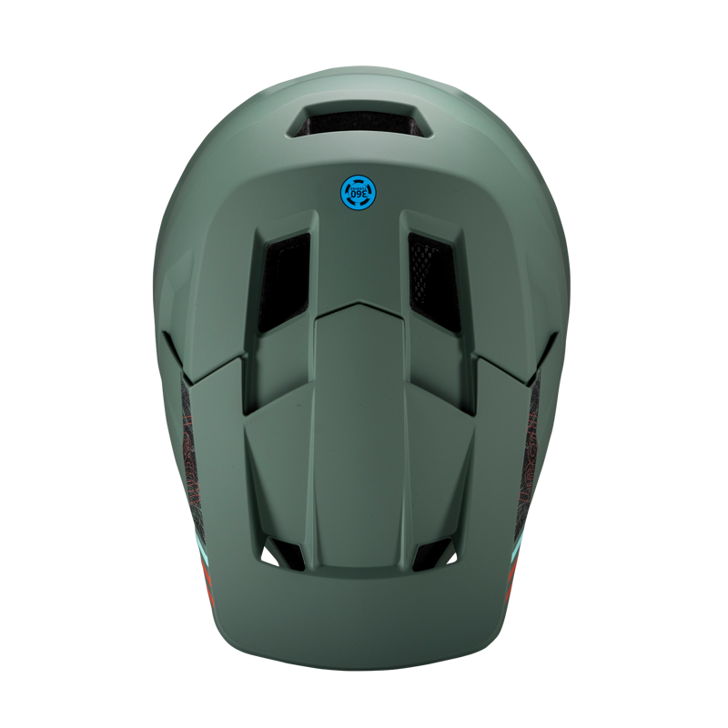 Leatt Gravity 1.0 Mtb Helmet In Green-4