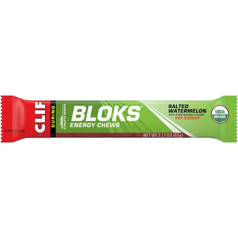 CLIF SHOT BLOKS ENERGY CHEWS SALTED WATERMELON