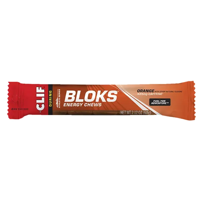 CLIF SHOT BLOKS ENERGY CHEWS ORANGE 
