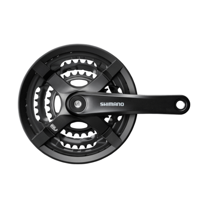 Shimano Crankset FC-TY501 Square 8/7/6-speed 175mm 48-38-28T Black	