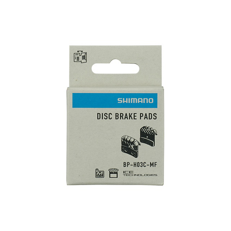 Shimano Disc Brake Pad BP-H03C-MF Metal With Fin-1
