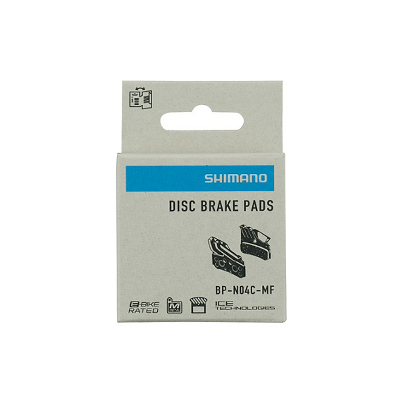 Shimano Disc Brake Pad BP-N04C-MF Metal With Fin-1