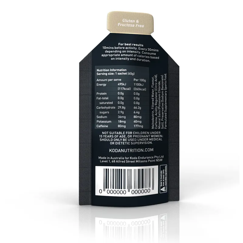 KODA ENERGY GEL COLA VANILLA-1