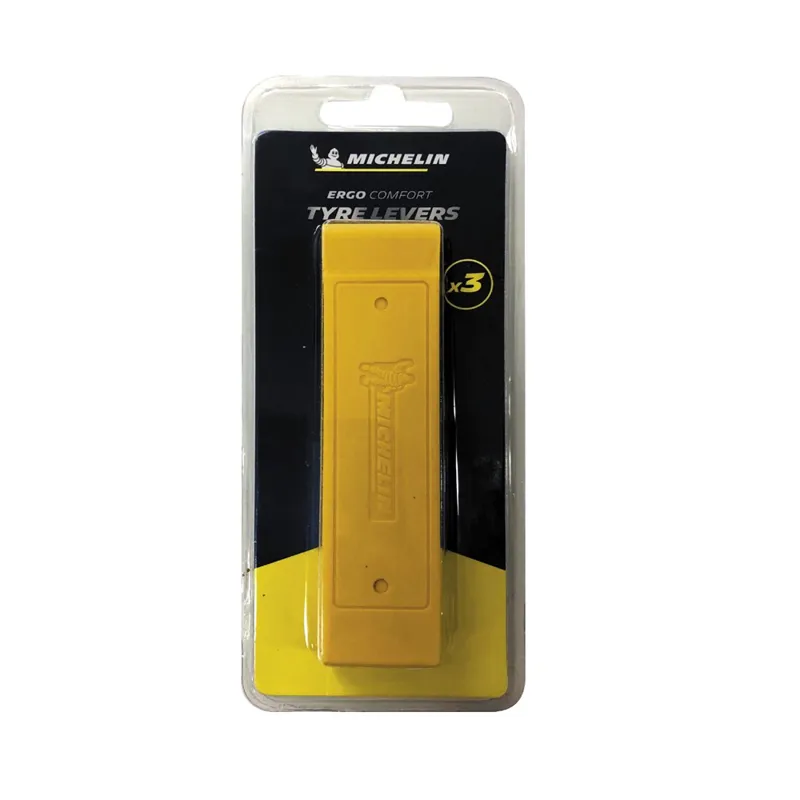 MIchelin Ergo Comfort Tyre Levers 3 Pack Yellow-1