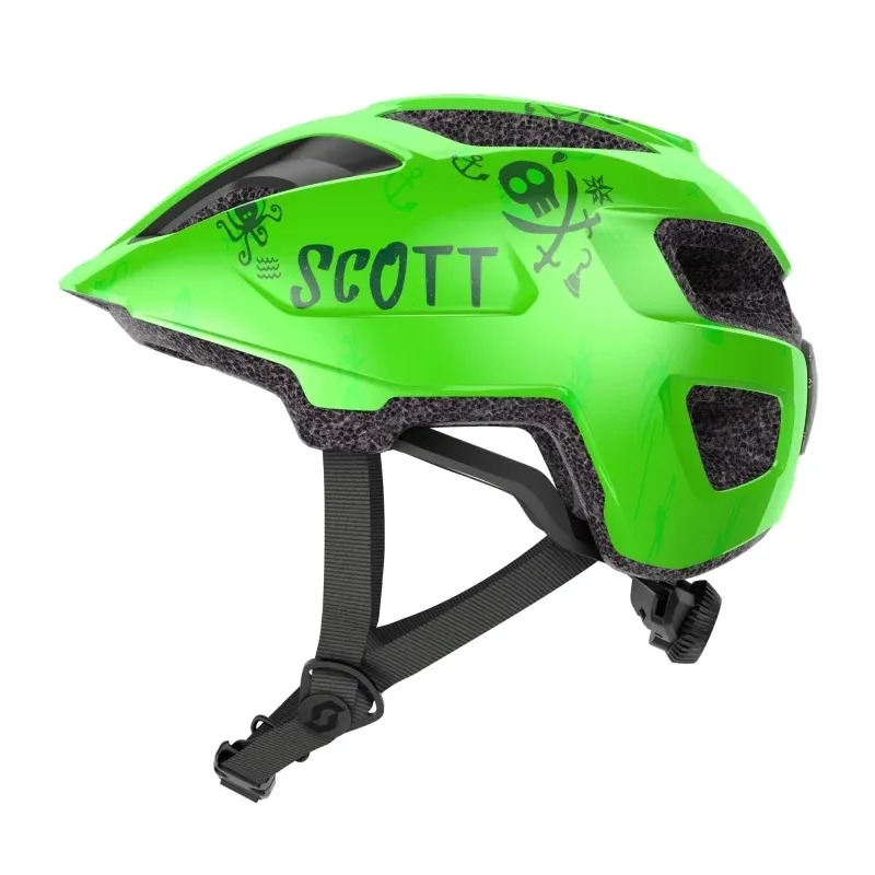 Scott Spunto Kid AS Helmet 46-52cm in Fluoro Green-1