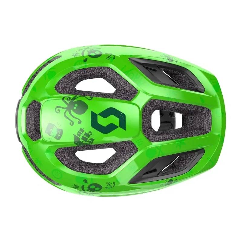 Scott Spunto Kid AS Helmet 46-52cm in Fluoro Green-2