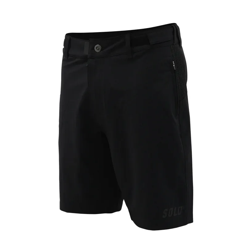 Solo Mens Tech Air Short in Black