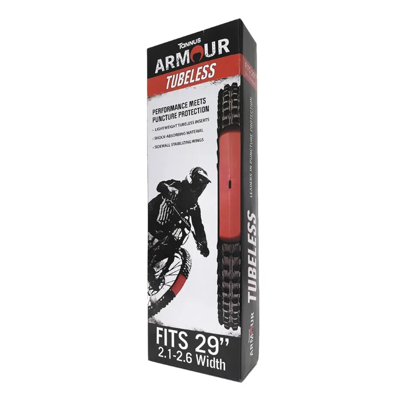 Tannus Armour Tire Insert For Tubeless 27. 5-Inch Wheels In Red-2