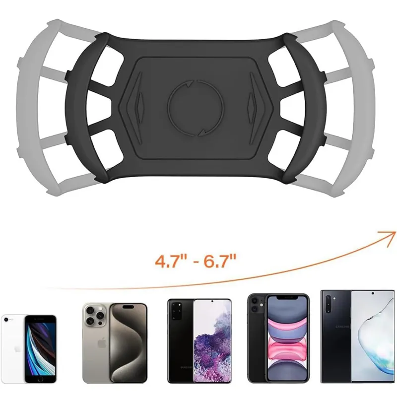 A2C Silicone Phone Holder W/Handlebar Bracket-2