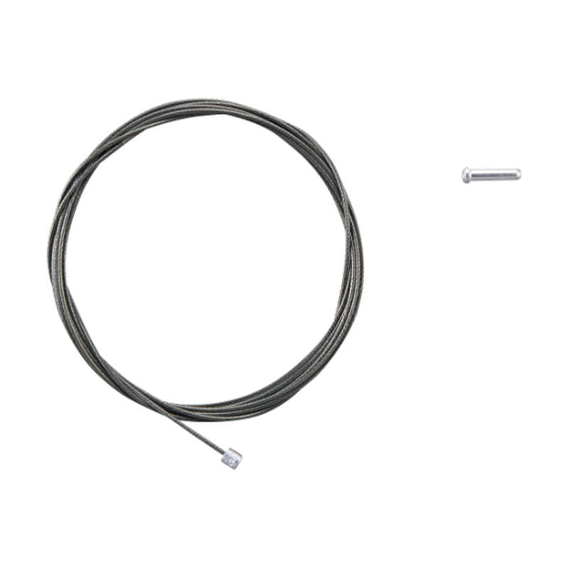SHIMANO OPTISLICK SHIFT INNER CABLE 1.2 X 2100MM W/INNER END CAP  END:SHIMANO