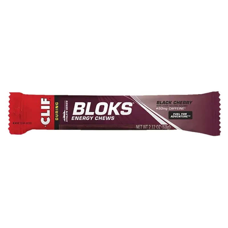 CLIF SHOT BLOKS ENERGY CHEWS BLACK CHERRY 