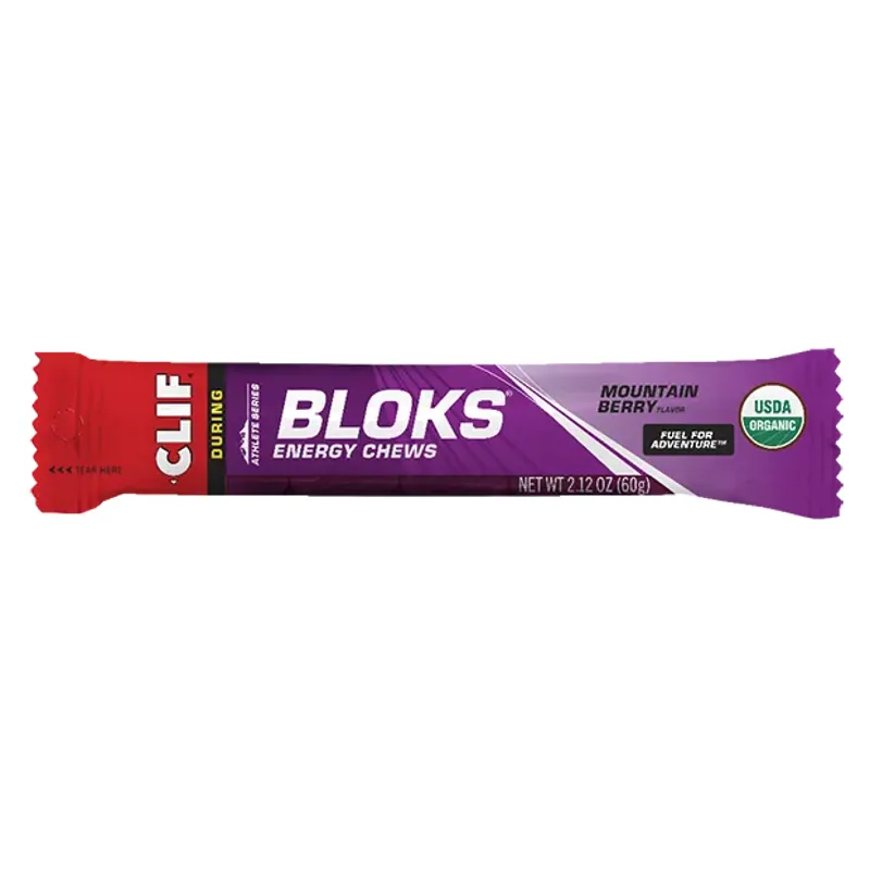 CLIF SHOT BLOKS ENERGY CHEWS MOUNTAIN BERRY