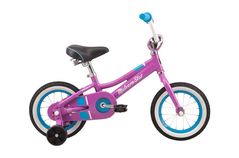 Malvern Star Cruisestar Kids Bike 12 inch in Purple / White