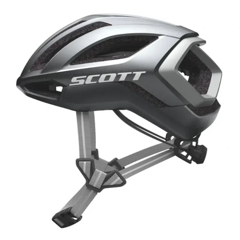 Scott Centric Plus MIPS AS Helmet in Dark Silver Reflective-1