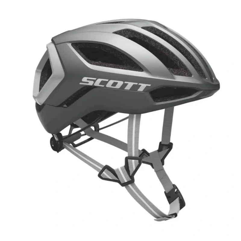 Scott Centric Plus MIPS AS Helmet in Dark Silver Reflective