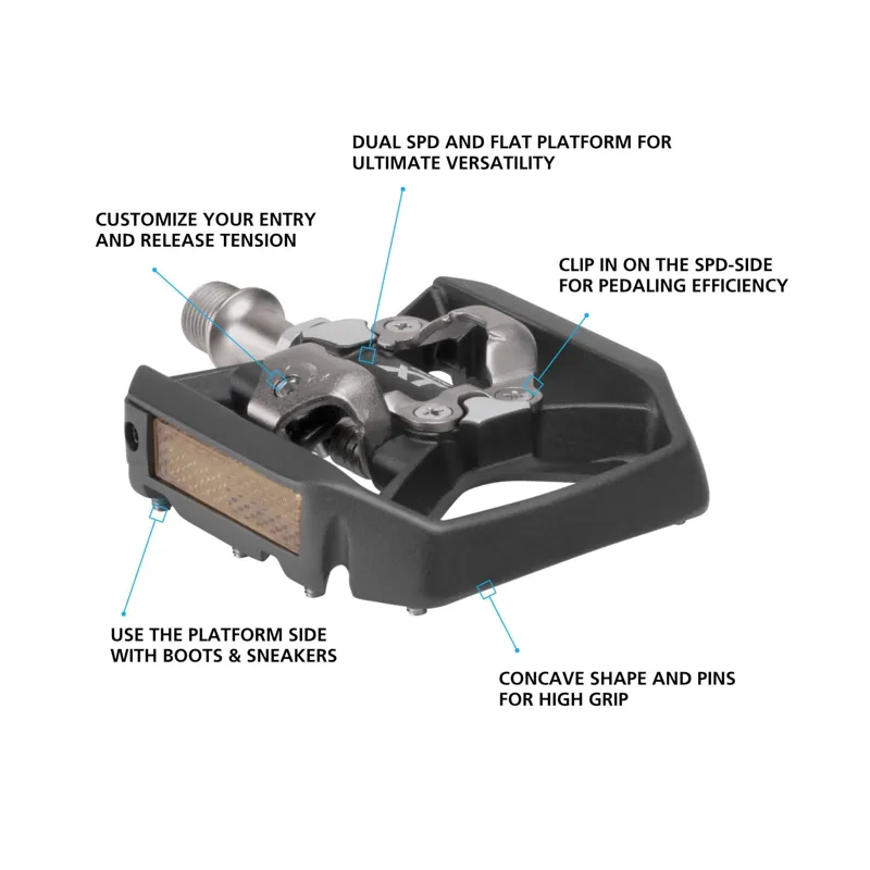 Shimano XT PD-T8000 SPD Pedals-3