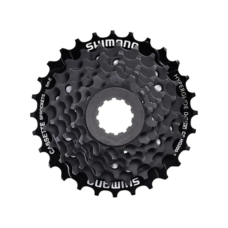 Shimano CS-HG200-7 7-speed 12-28-Tooth Cassette in Black