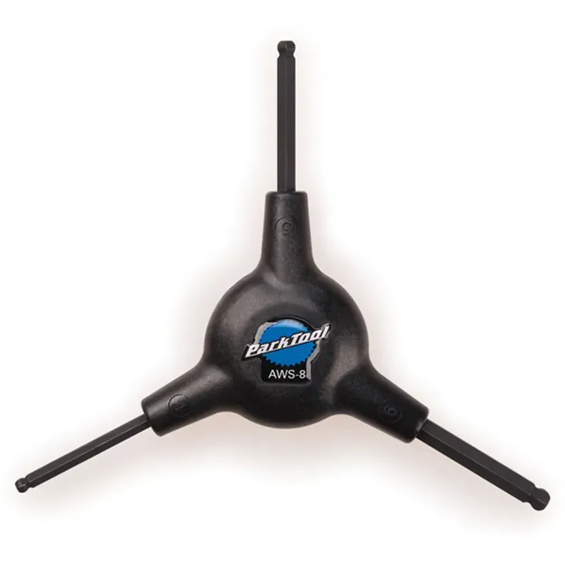 Park Tool Aws-8 3-Way Ball End Hex Wrench In Black