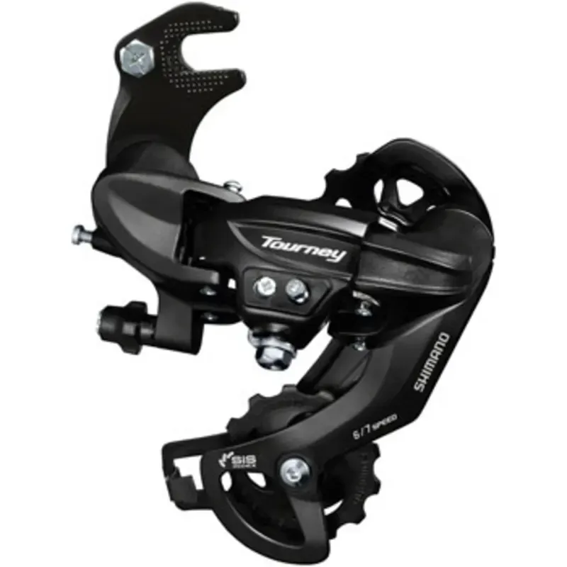 Shimano TY300 6/7-speed Hanger Rear Mech in Black