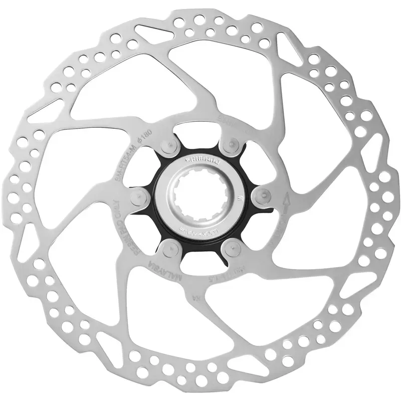 Shimano SMRT54 CL Internal 180mm Rotor in Silver/Black
