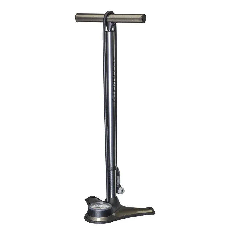 Syncros SFP-03 Alloy/Steel Floorpump in Anthracite/Grey